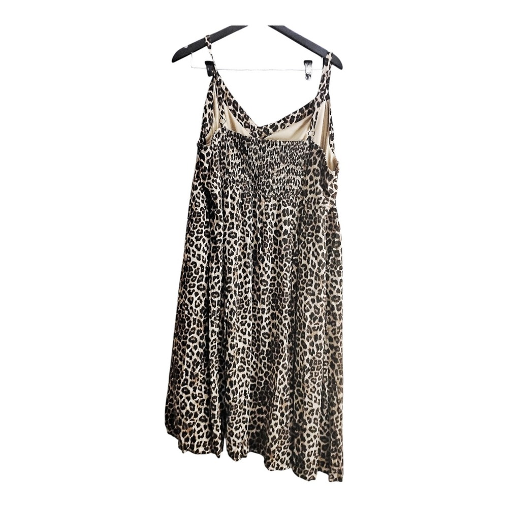 Torrid Plus Size Leopard Print Cami Dress Size 4X - Picture 3 of 5